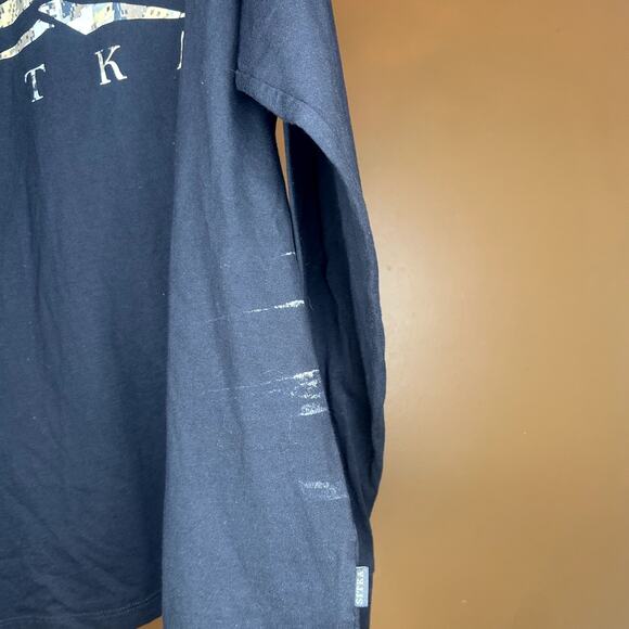 Sitka Long Sleeve Black T-Shirt Large (Has some stains) - Picture 4 of 5
